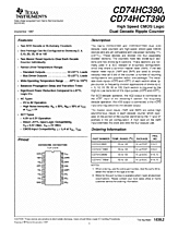 DataSheet CD74HC390 pdf